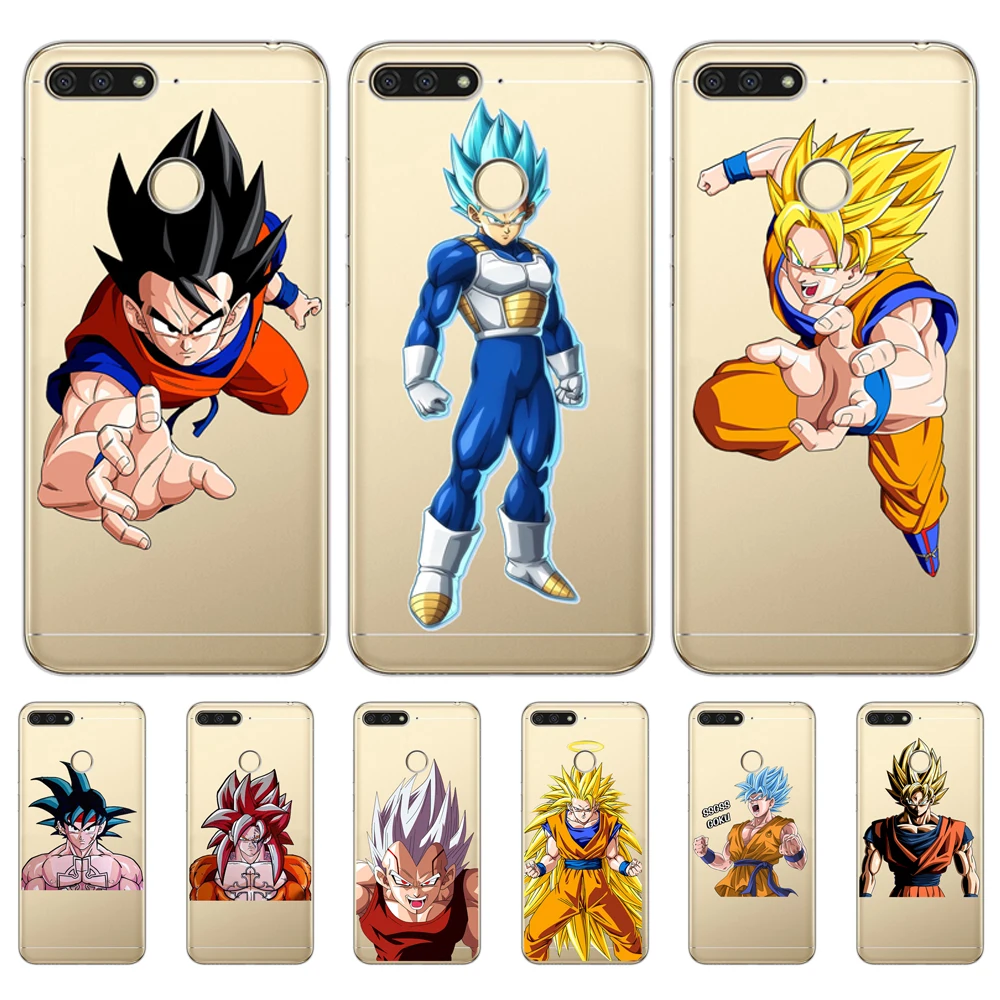 Dragon Ball Z Супер Сон Гоку драгонболл зет для huawei Y5 Y6 II Prime Nova 2 3 4 3i Plus чехол для телефона Etui funda etui