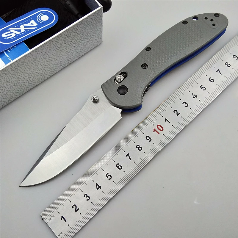 

eafengrow OEM Folding pocket Knife 551 AXIS 20cv steel blade G10 handle tactical Survival Hunting knives new kitchen EDC Tools
