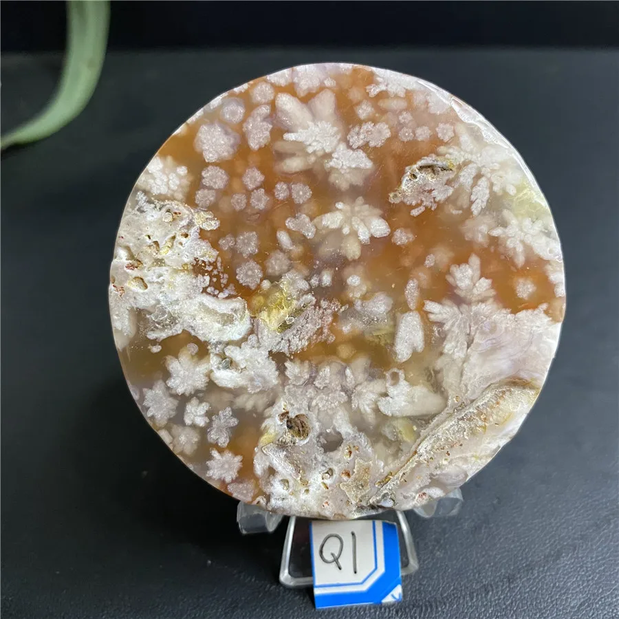 

Natural The Cherry Blossom Agate Mineral Specimens Crystal Healing