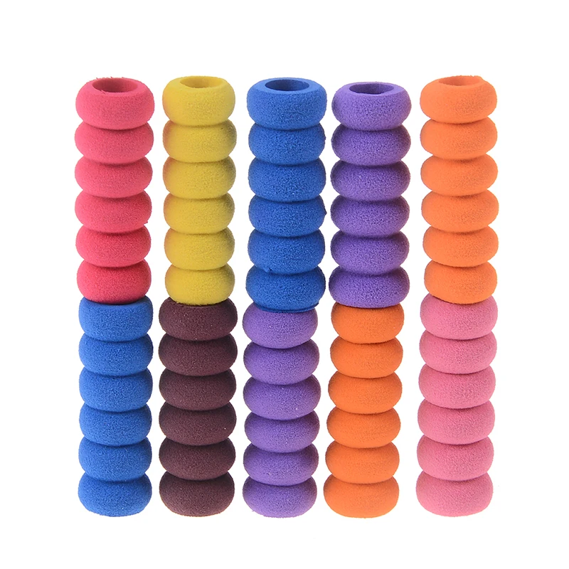 10Pcs Soft Sponge Pen Sleeve Diamond Painting Tools Drill Pen Holder Grip Anti- Slip Kit Random Color