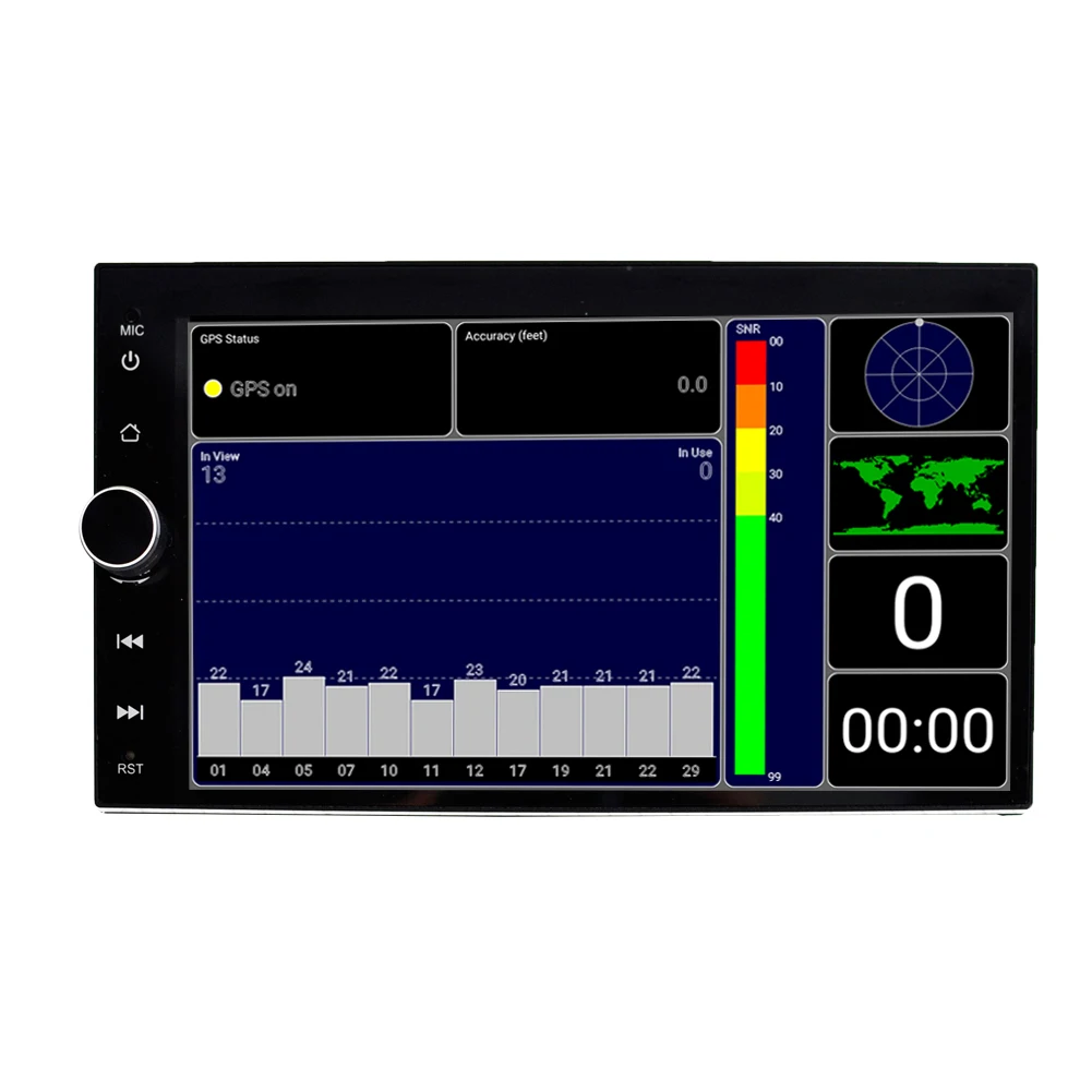 NaviTopia 1024*600 7 дюймов 8 ядро Оперативная память 2G Встроенная память 32G Android 8,1 автомобиль радио плеер для универсального с gps навигации
