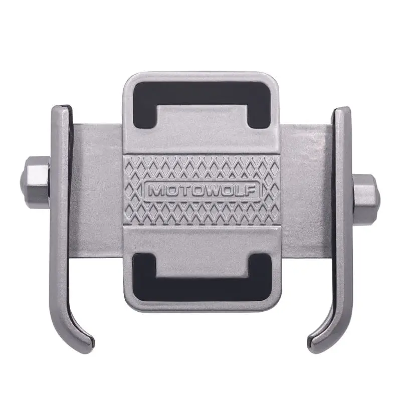 Aluminum Alloy Motorcycle Holder Handlebar Phone Stand Mount Bike Motorbike Bracket For 4'' to 6.6'' iPhone Xiaomi Samsung 4-6.4