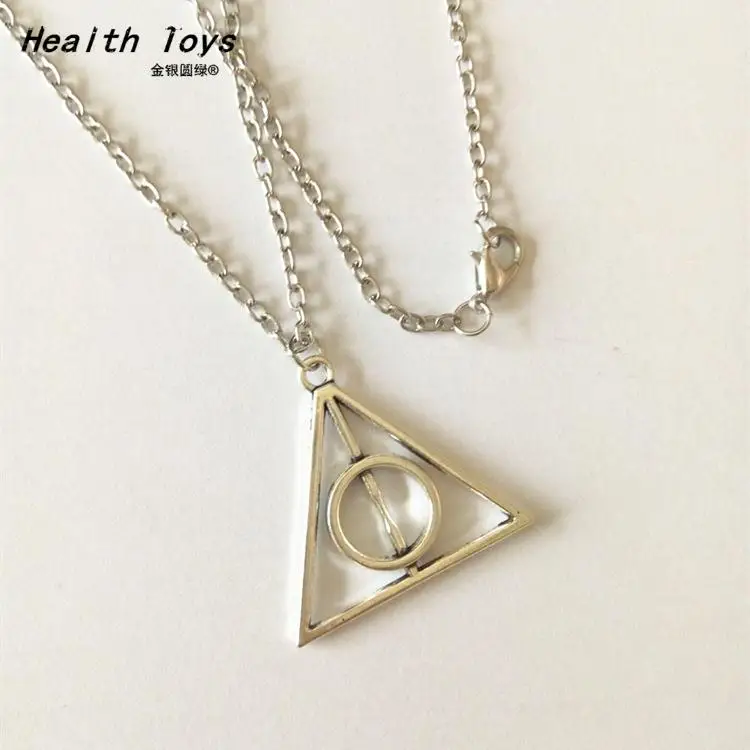 Горячая Распродажа 2019 Luna Deathly Hallows Треугольник круговой винтажные Длинные ожерелья Коллекционная фигурка|Игровые фигурки и трансформеры| | АлиЭкспресс