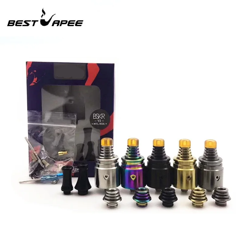 Berserker V2 MTL RDA 22 мм танк распылитель с воздушным потоком vs Впускной одной катушкой