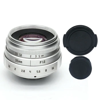 

35mm F1.6 C Mount Camera Lens with Adapter Ring for Fujifilm X-E2 / X-E1 / X-Pro1 / X-M1 / X-A2 / X-A1 / X-T1
