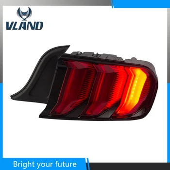 

Tail Lamp for Ford Mustang Tail Lights 2015-2019 Rear Light DRL+Streamer Turn Signal+Brake+Reverse LED light