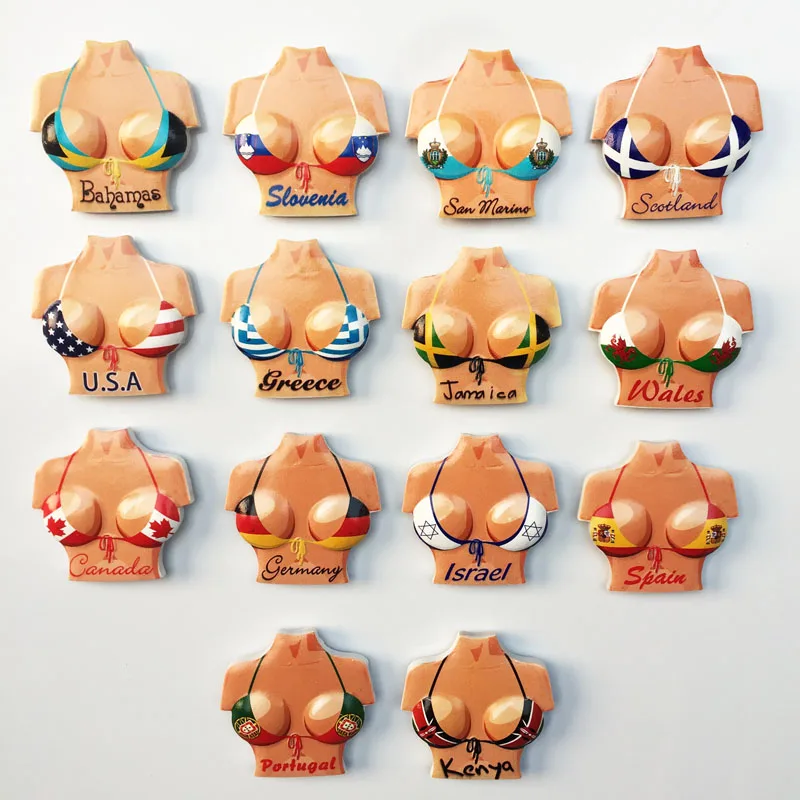 Флаги сувенирные магниты для холодильника коллекции 3D наклейки на холодильник