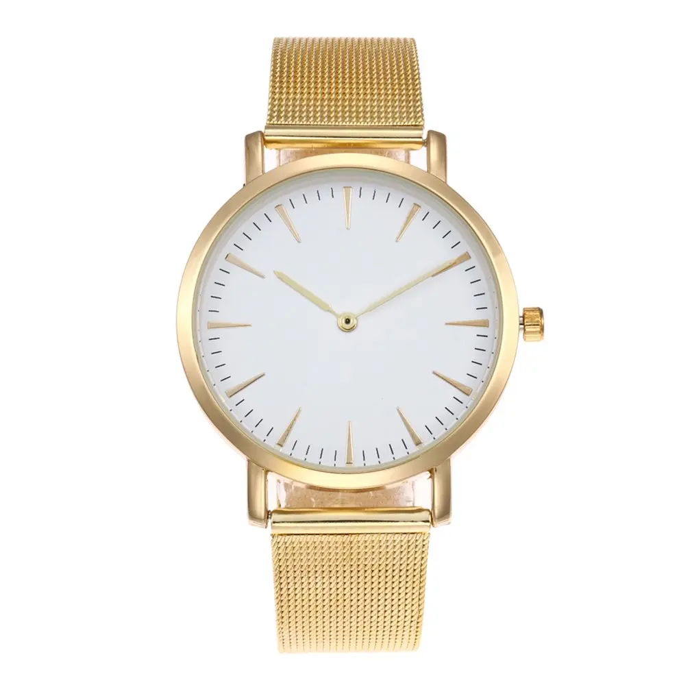 

Slim Analog Quartz Watches with Steel Mesh Band Casual Wrist Watches Quartz Watches Simple and ElegantZLF-00137