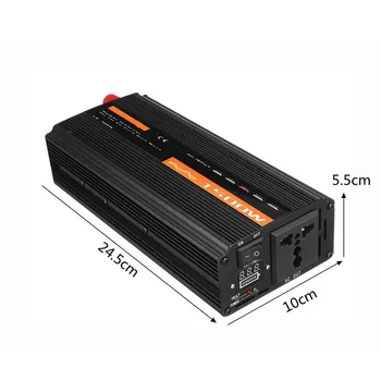 

1500W Pure Sine Wave Inverter DC12V/24V/48V To AC220V 50HZ Power Converter Booster For Car Inverter Household DIY