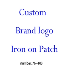 Изготовленный на заказ бренд Pathes горячей фиксации аппликация логотип железа на патч моды стикер DIY украшения