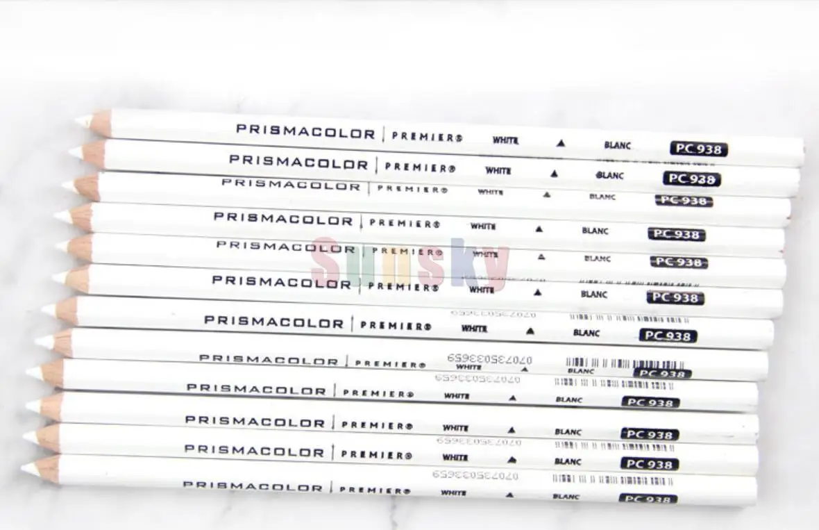 PC938USAPrismacolorPremierCrayonsDeCouleurSinglewhitePencilOfficePaintingStationery
