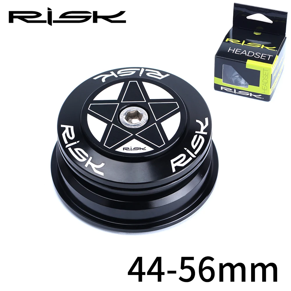 RISK MTB велосипед дорожный велосипед гарнитура 44-56/44-55 CNC 1 1/"-1 1/2" 1,5 коническая труба вилка прямая труба Сплав Al двойной подшипник