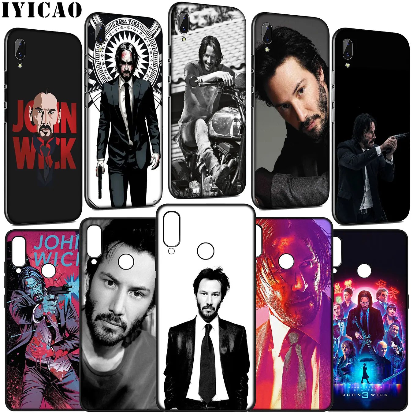 Мягкий чехол для телефона john wick Keanu Reeves Huawei Y9 Y7 Y6 Prime 2019 2018 Honor 20 10 9 9X 8C 8X 8 Lite 7C 7X 7A Pro |