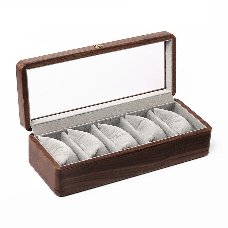 

Luxury 5/10 Slots Solid Wood Watch Boxes Storage Organizer Box Mechanical Watch Storage Display Box Watch Box Case Gift