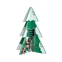 3D Мини PCB DIY музыкальный набор стерео Рождественская елка DIY музыкальный набор электронный обучающий комплект модуль Рождественская елка DIY