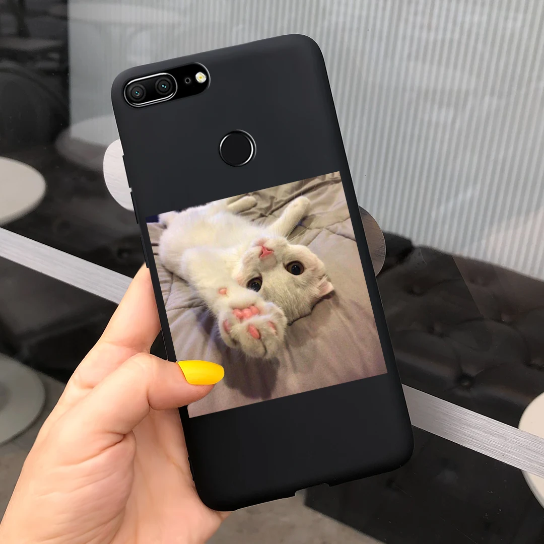 Cute Bee and Butterfly Soft Silicone Phone Case for Honor 9 Lite - Stylish Back Cover