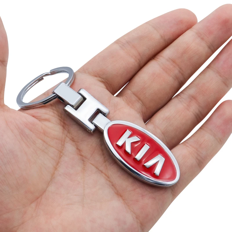 

Fashion 3D Metal Car Keychain Auto Badge Emblem Key Chain Key Ring Key Holder for kia Corsae Ampera Astra Insignia Combo Zafira