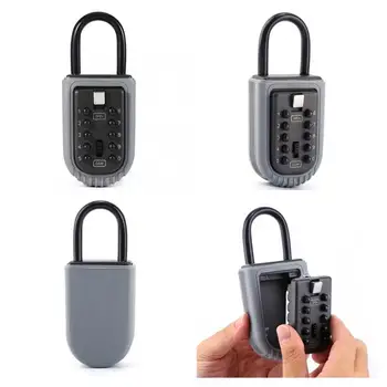 

locks 10 Digit Combination Key Lock Box Storage Wall Mount Security Outdoor Case smart door lock