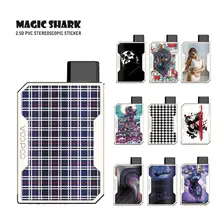 Magic Shark PVC 2.5D Iron Man Butterfly Captain American Sexy Woman Wtaerproof Case Sticker Skin for Voopoo Drag Nano 001-017