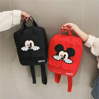 

Cute mickey Prints Backpack mickey children School Bags Boys and Girls Cartoon Shaped schoolbag baby kids bag