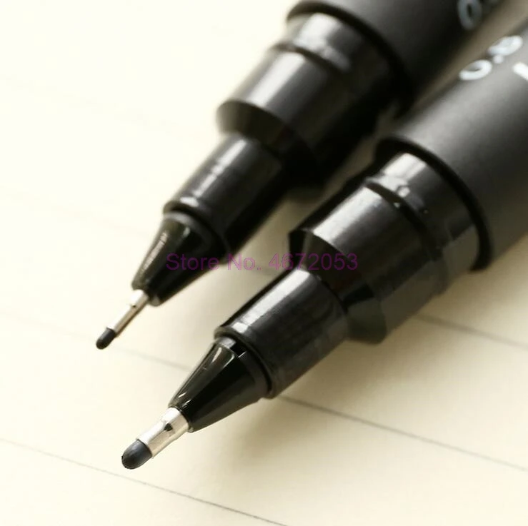 960 шт./лот Fineliner Pigma Микрон ручка для рисования 005 01 02 03 05 08 Аниме комиксов не
