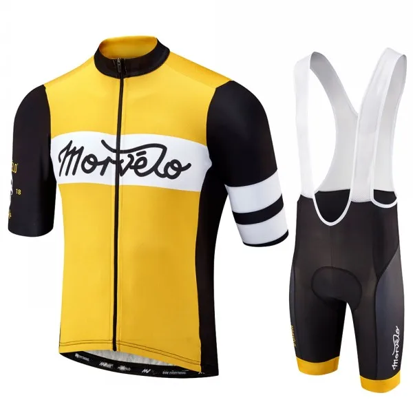MORVELO, летний мужской костюм из Джерси с коротким рукавом, комплект одежды, одежда, нагрудник, шорты, велосипедная рубашка, дышащая спортивная одежда