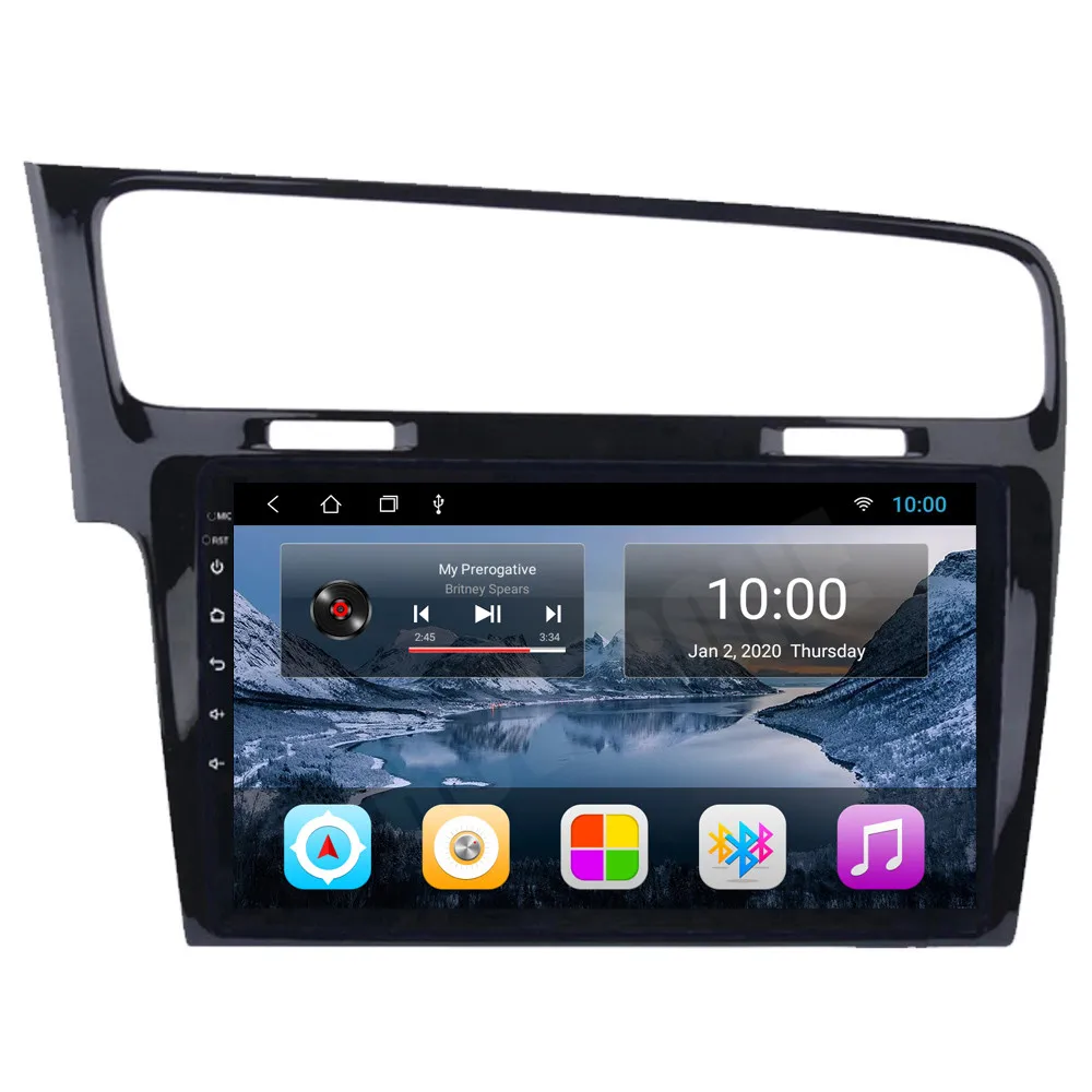 Автомагнитола RoverOne для VW Golf 7 MK7 VII 2013 2014 2015 Android 10 автомобильный мультимедийный