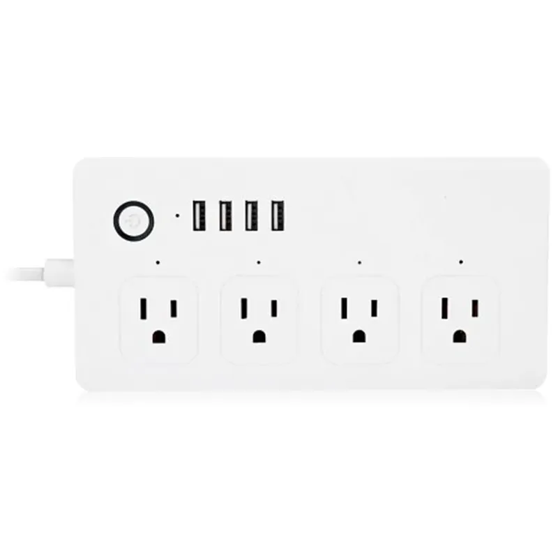 2,4G WiFi Smart power Strip для iOS и Android-белый