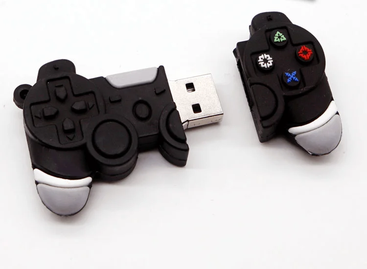Игровой контроллер с милыми героями мультфильмов, usb 2,0, флеш-накопитель, 8 ГБ, 16 ГБ, 32 ГБ, диск на ключ, реальная емкость, 64 ГБ, 128 ГБ, usb память, свободная емкость, подарок