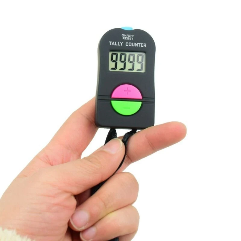 

Digital Hand Tally Gym Security Running Clicker Electronic Golf Counter Manual