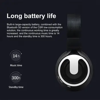 

Wireless Bluetooth 5.0 Dynamic 3.5mm Headphone Bass Stereo Sport Phone Headset