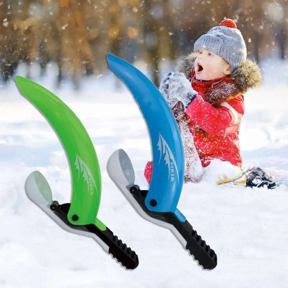3D Детский уличный Спортивный зимний Снежный шар, Песочная форма, инструменты для изготовления снежных боев, совок, скрепка для игры в снежный шар