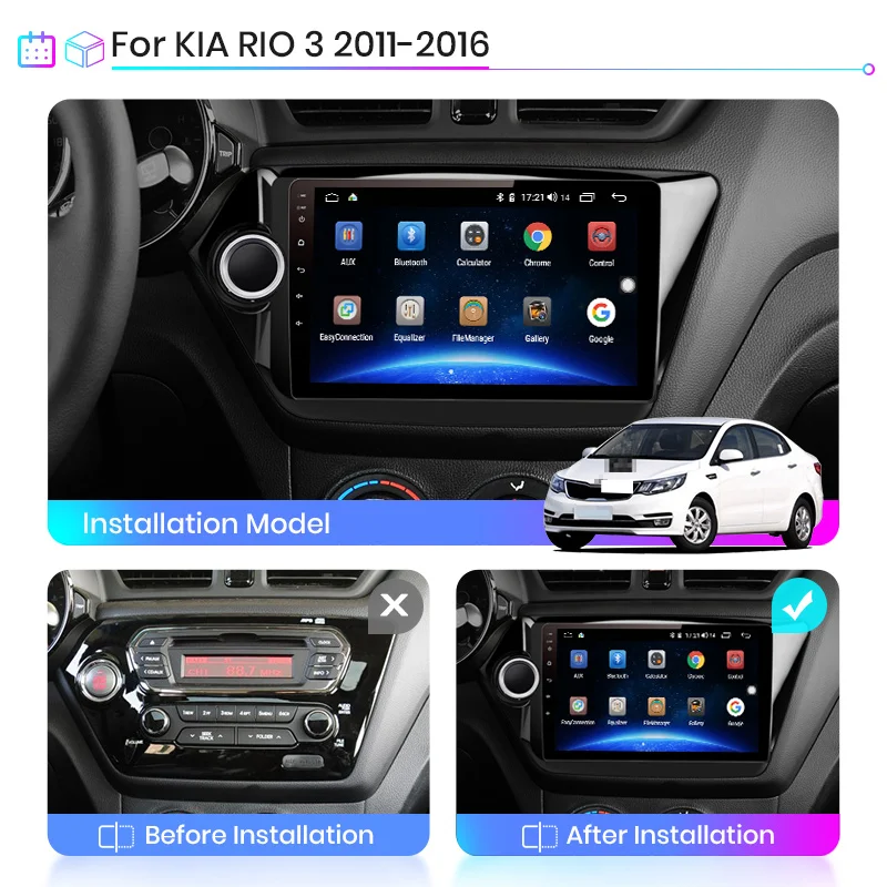 Автомагнитола Junsun 2 din + 32 ГБ Android 8 1 для kia rio 2010 2011 2012 2013 2014 2015|Автомобильные
