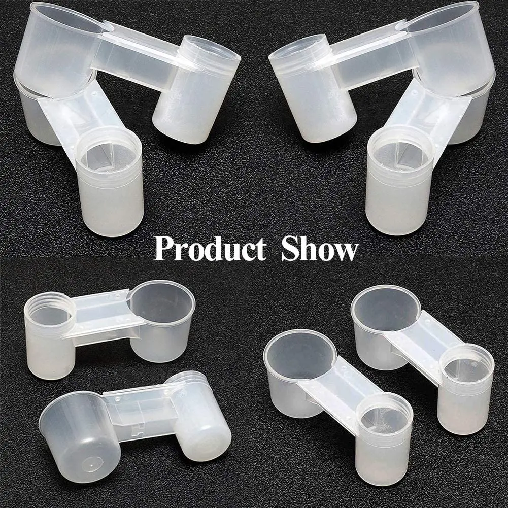 1-10Pcs Pigeons Bird Drinker Feeder Fit for Soda Pop Water Bottle Cup for Chicken Birds Feeder Trough Animal Feeding Accessories Bird Feeder Bird Water Drinker Pet Water Feeder