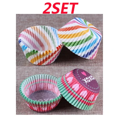 Style 10-200pcs 100/200 шт бумага для кексов обертки для кексов форма для выпечки чашки Чехлы Коробки для кексов форма для кекса кухонные Инструменты для декорирования форма для приготовления печения - Цвет: Style 10-200pcs