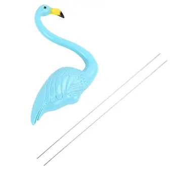 

Plastic Flamingo Ornament Flamingo Figurines Decorate Beautiful Artificial Arts Balcony Yard Flamingo Lawn Decoration Lifelike