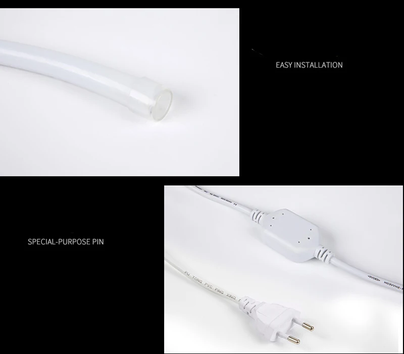 Fanlive светодиодный неоновый светильник 12 В постоянного тока 120 светодиодный/метр 2835 гибкий неоновый свет Водонепроницаемая наружная