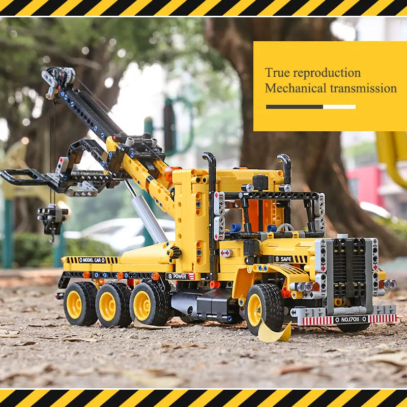 Mold KING 17011 Building Blocks High-Tech MOC-43434 carro attrezzi