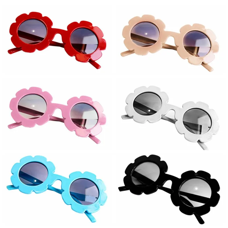 Детские игрушки винтажные детские игрушки для пляжа детские солнцезащитные очки круглый цветок детские спортивные солнцезащитные очки