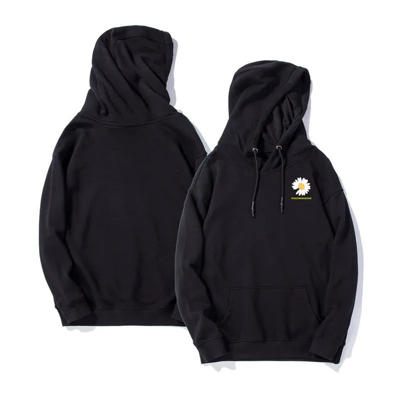hoodie B Толстовки Bigbang Gdragon Peaceminusone с капюшоном GD Peaceminusone свитшоты с принтом Дейзи и логотипом пуловеры уличная одежда - Цвет: hoodie B