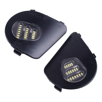 

beler NEW 2pcs Left & Right Side LED Mirror Puddle Lights Lamps Fit For Dodge Ram 1500 2500 3500 4500 5500