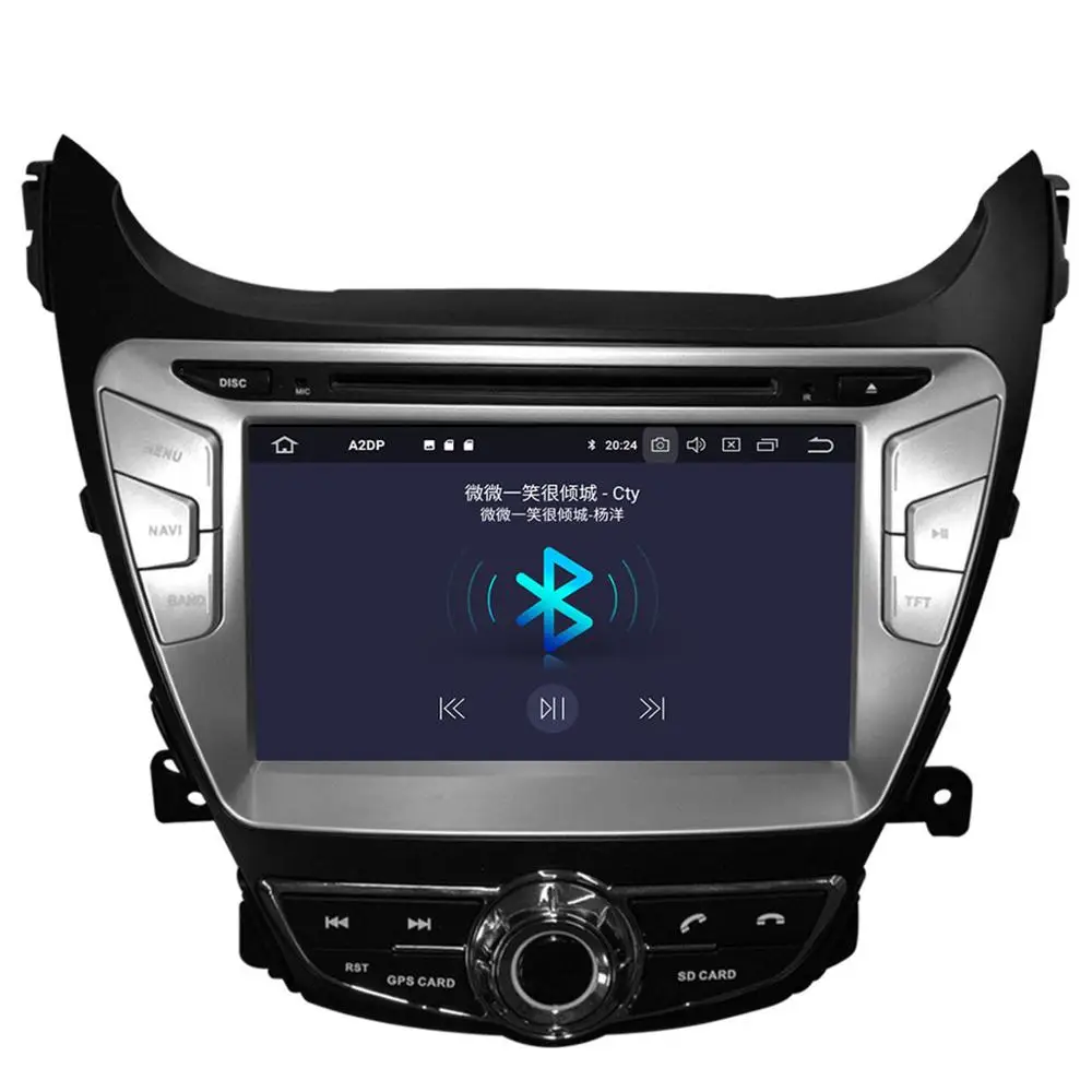 PX6 4+64 Android 9.0 car multimedia player for Hyundai Elantra car radio stereo navi car dvd player gps head unit