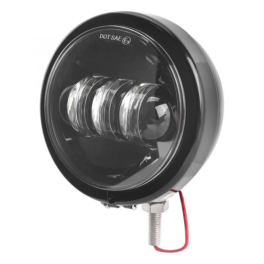 1 пара 4,5 дюймов DC10-30V 30 Вт мотоцикл противотуманная фара противотуманный светильник с корпусом из алюминиевого сплава мотоциклетный светильник