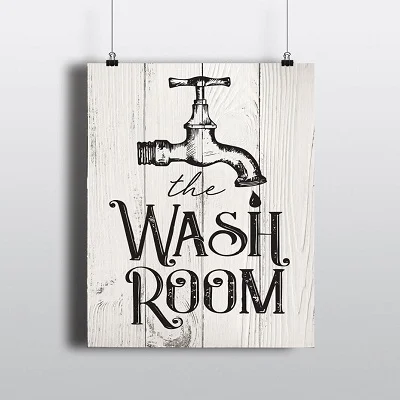 

Home Decoration HD Prints Pictures Nordic Style Save Water Instructions Modular Wall Art Canvas Painting Laundry Room Poster