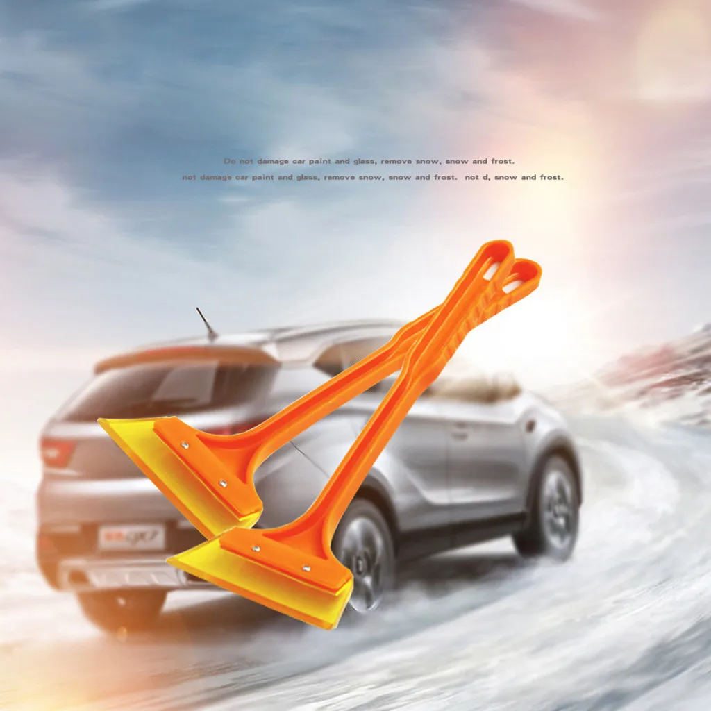 Newest Car Accessories Multifunctional Snow Shovel Long Rod Deicing Ice Sweep Tool Windshield Snow Scraper 33*15.5cm Wholesale
