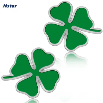 

Nstar 1pcs Clover Meter Emblem Car Side Wing Trunk Tail Decoration Badge For Alfa Romeo Giulietta Mito Stelvio 510HP 4C 020