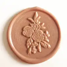Wax seal stamp Rose wax stamp Alphabet stamp Wax seal kit Metal stamp Custom wax stamp