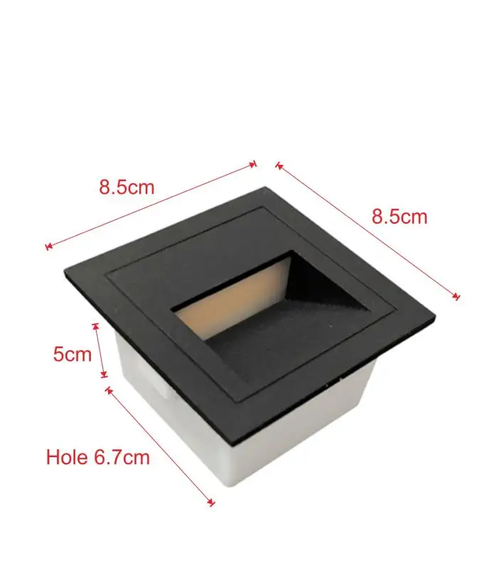 5W Wall Light Underground Waterproof Led Step Stair Lights Outdoor Footlight Recessed Corner wall Lamp exterior garden light led underground light