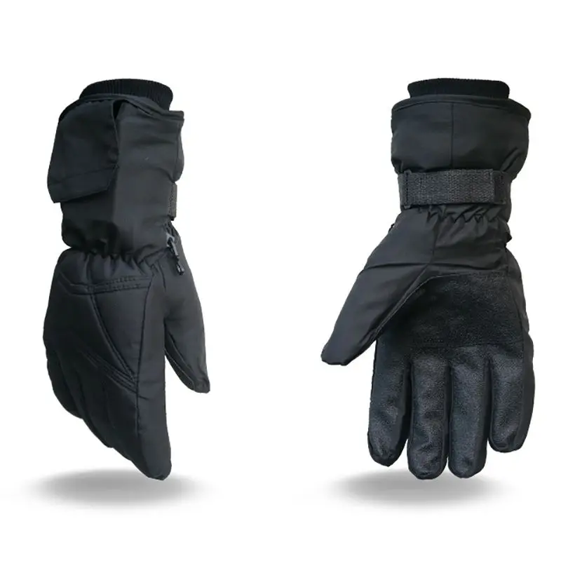 1 пара зимних электрических тепловых перчаток водонепроницаемые теплые ...