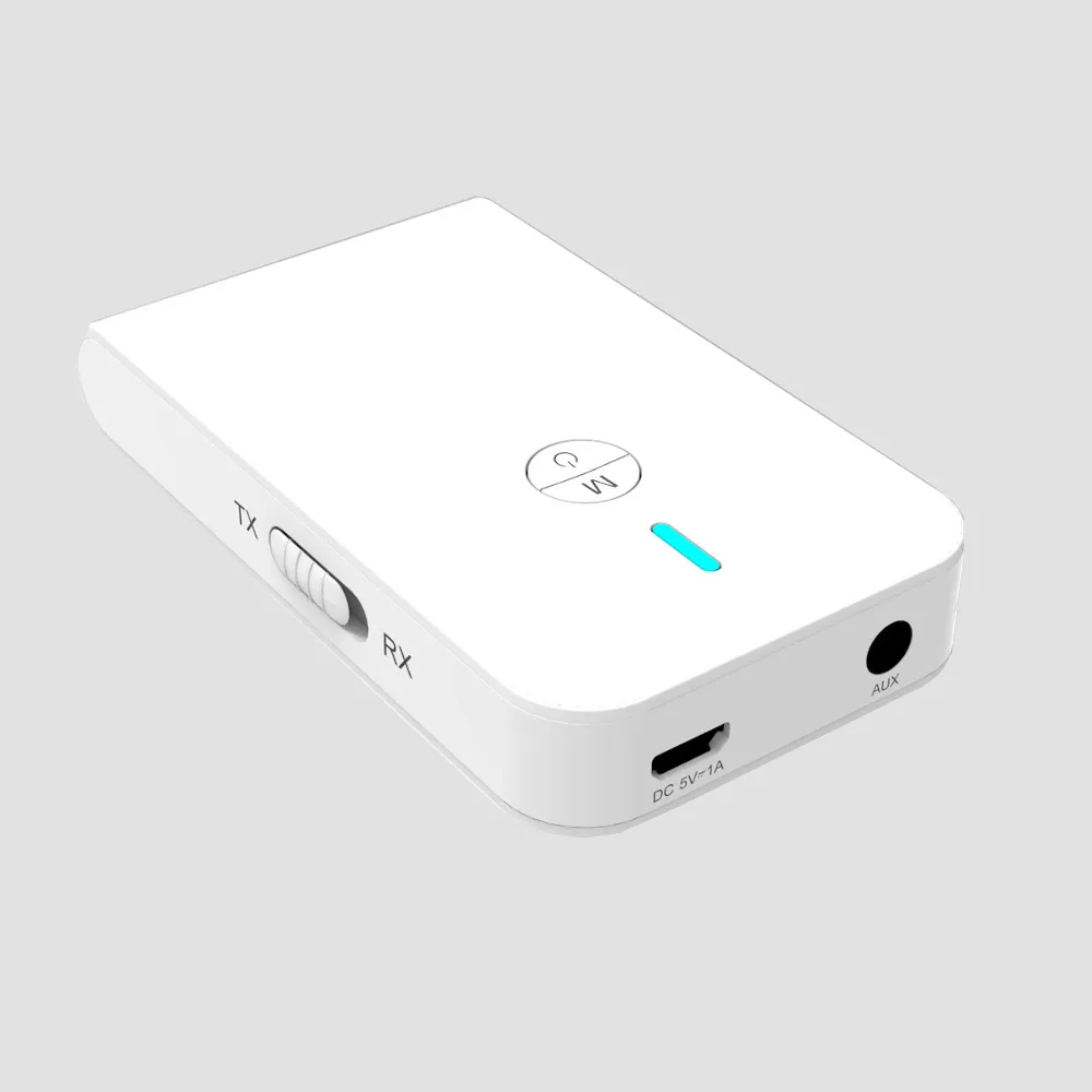 2 in 1 BT 6 bluetooth 5 0 Transmitter Receiver bluetooth Adapter With Micro Support Hands free for TV Headphone PC Audio Speaker